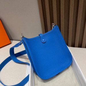 Replica Hermes Evelyne II TPM Deep Blue 3 Replica Hermes Evelyne II TPM Deep Blue - elite superclone designer purse