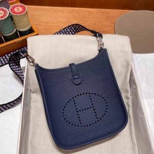 Replica Hermes Evelyne II TPM Black 1 Replica Hermes Evelyne II TPM Black - 1:1 designer replica handbag