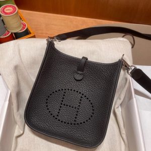 Replica Hermes Evelyne II TPM Black Strap 3 Replica Hermes Evelyne II TPM Black Strap - top-rated replica designer bag