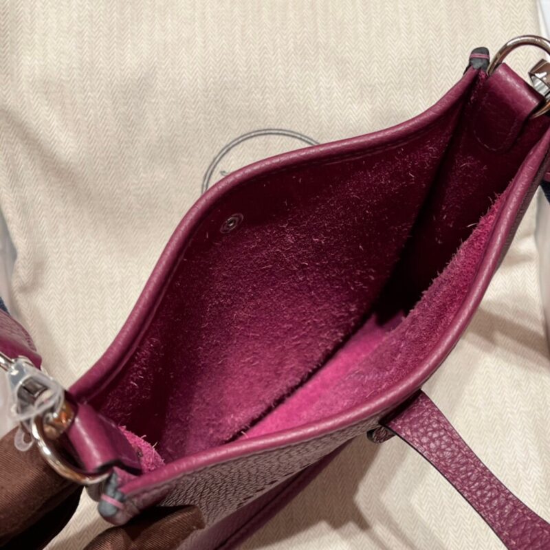 Replica Hermes Evelyne II TPM Purple - 1:1 designer replica handbag