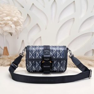 Replica Dior Hit the Road messenger bag black 1 Replica Dior Hit the Road messenger bag black - authentic-look luxury purse replica