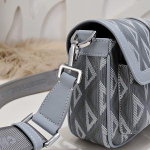 Replica Dior Hit the Road messenger bag grey 4 Replica Dior Hit the Road messenger bag grey - top-tier luxury replica shoulder bag