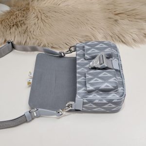 Replica Dior Hit the Road messenger bag grey 6 Replica Dior Hit the Road messenger bag grey - 1:1 designer replica handbag