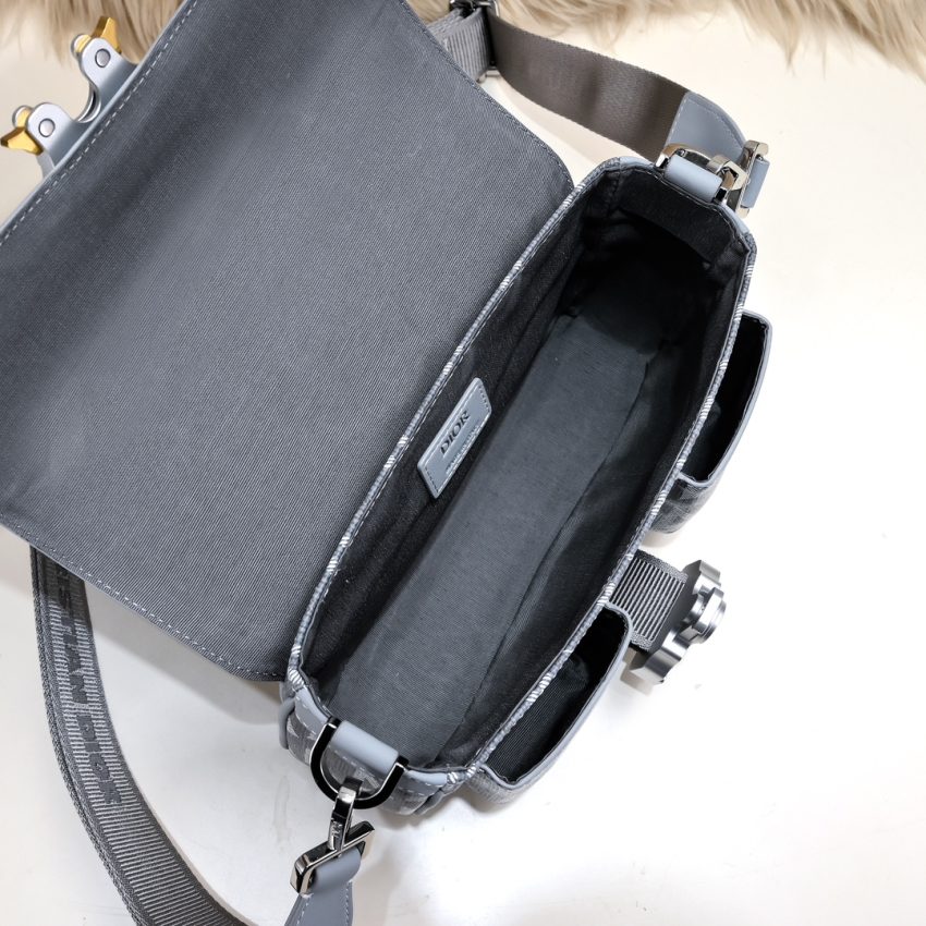 Replica Dior Hit the Road messenger bag grey 8 Replica Dior Hit the Road messenger bag grey - high-end fake designer purse