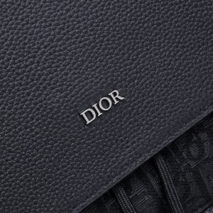 Replica Dior Saddle Backpack with Flap Black 6 Replica Dior Saddle Backpack with Flap Black - high-quality designer bag clone