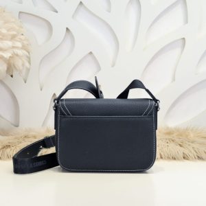 Replica Dior Saddle Messenger Bag Black 3 Replica Dior Saddle Messenger Bag Black - best quality luxury bag dupe