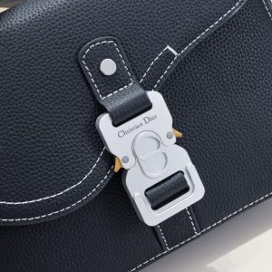 Replica Dior Saddle Messenger Bag Black 7 Replica Dior Saddle Messenger Bag Black - elite superclone designer purse