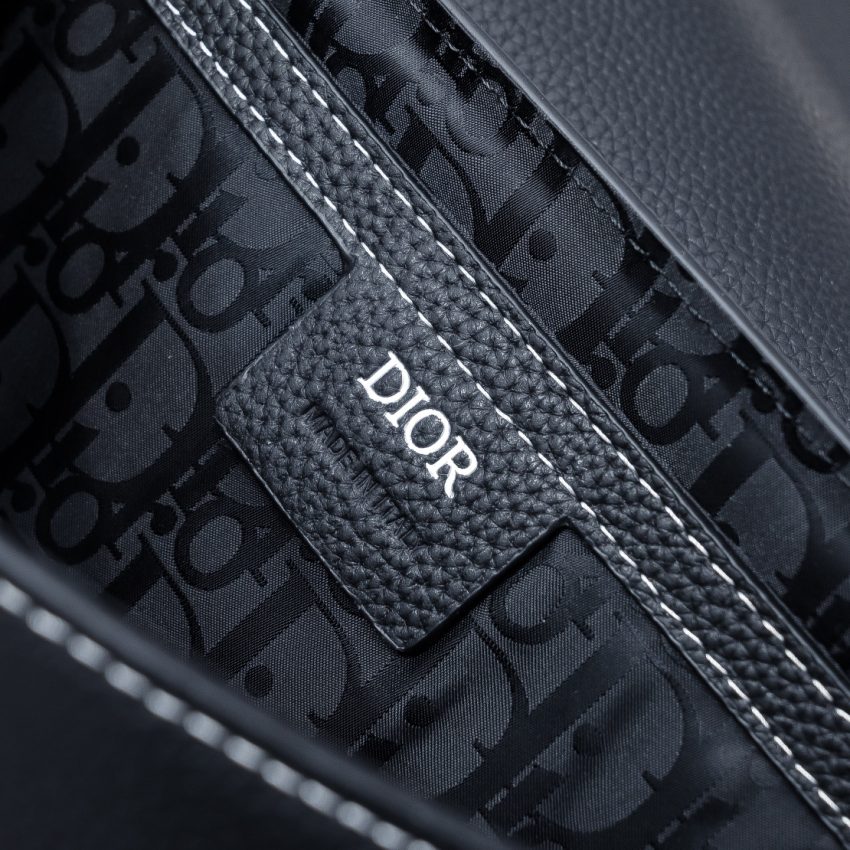 Replica Dior Saddle Messenger Bag Black 8 Replica Dior Saddle Messenger Bag Black - high-end fake designer purse