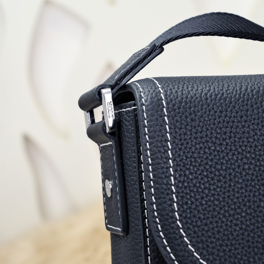 Replica Dior Saddle Messenger Bag Black 9 Replica Dior Saddle Messenger Bag Black - best quality luxury bag dupe