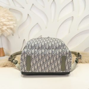 Replica Dior Rider Backpack Khaki Dior Oblique Jacquard - premium-grade designer purse dupe