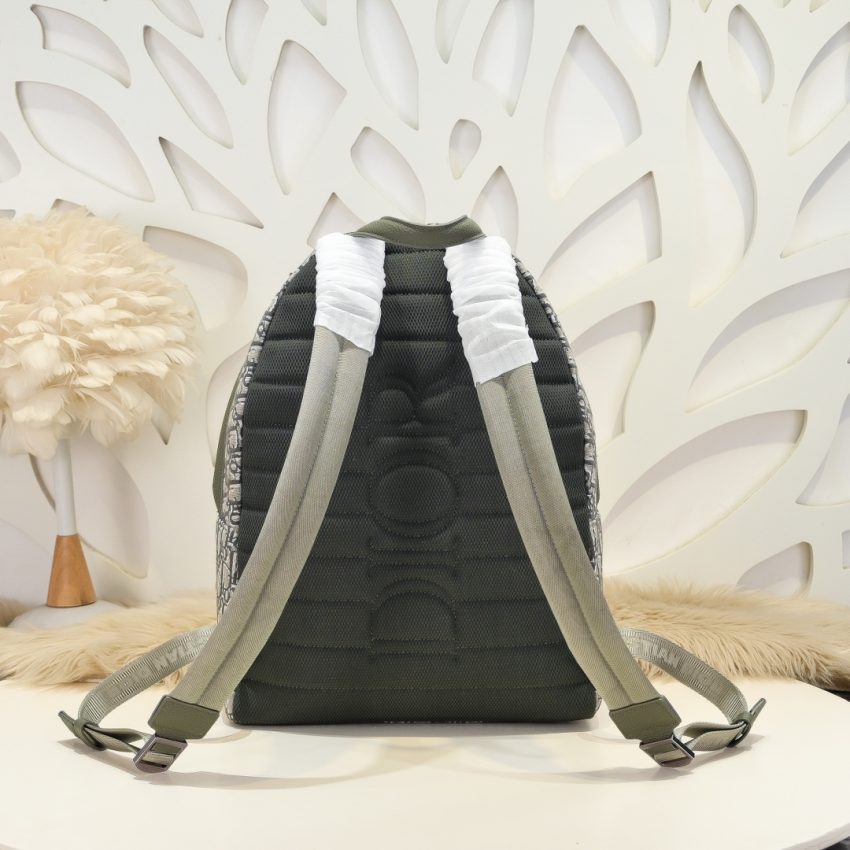 Replica Dior Rider Backpack Khaki Dior Oblique Jacquard - ultra-realistic fake designer tote