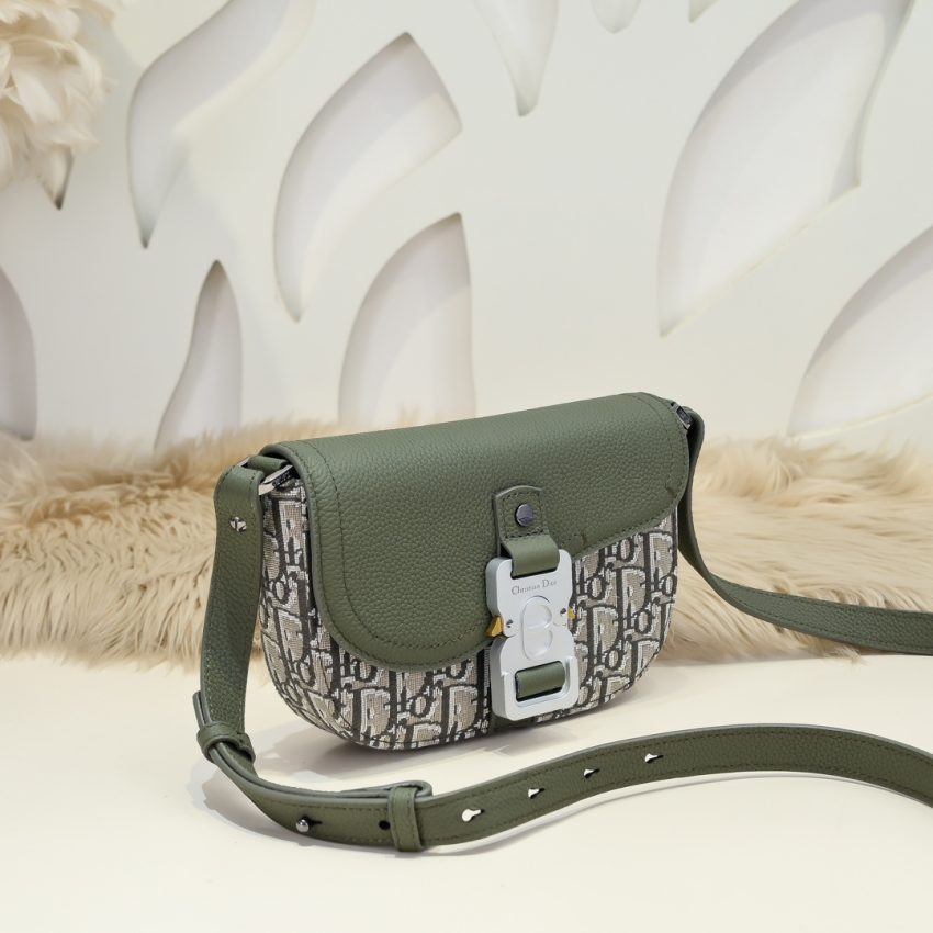 Replica Dior Saddle Messenger Bag Khaki 3 Replica Dior Saddle Messenger Bag Khaki - elite superclone designer purse