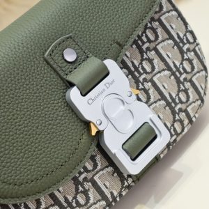 Replica Dior Saddle Messenger Bag Khaki 4 Replica Dior Saddle Messenger Bag Khaki - authentic-look luxury purse replica