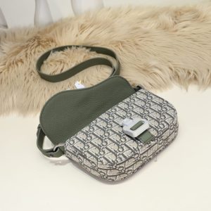Replica Dior Saddle Messenger Bag Khaki 7 Replica Dior Saddle Messenger Bag Khaki - near-authentic luxury replica handbag