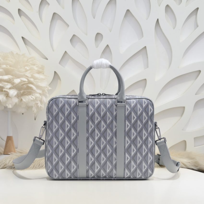 Replica Dior Zipped Briefcase White 2 Replica Dior Zipped Briefcase White - high-accuracy replica luxury purse