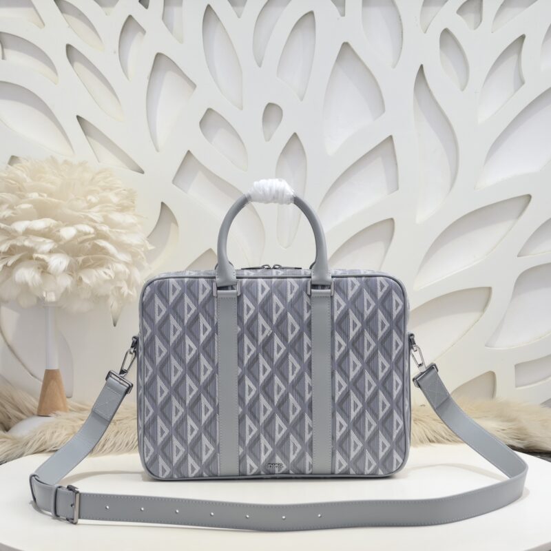 Replica Dior Zipped Briefcase White 1 Replica Dior Zipped Briefcase White - high-accuracy replica luxury purse