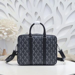 Replica Dior Zipped Briefcase Grey 4 Replica Dior Zipped Briefcase Grey - ultra-realistic fake designer tote