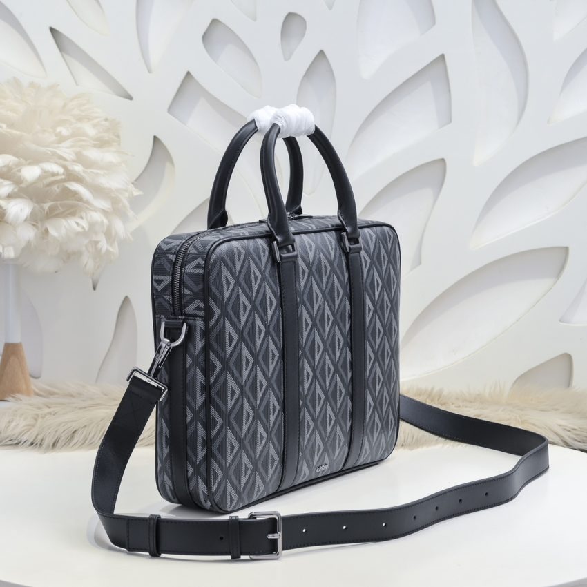 Replica Dior Zipped Briefcase Grey 7 Replica Dior Zipped Briefcase Grey - high-quality designer bag clone