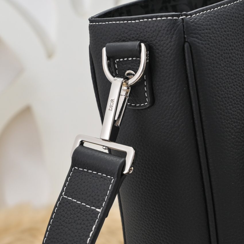 Replica Dior Saddle Shopping Tote Black 2 Replica Dior Saddle Shopping Tote Black - best quality luxury bag dupe