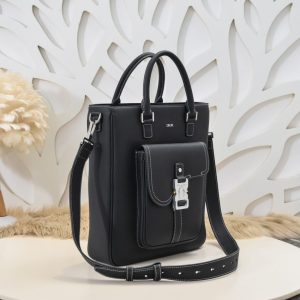 Replica Dior Saddle Shopping Tote Black 3 Replica Dior Saddle Shopping Tote Black - premium-grade designer purse dupe