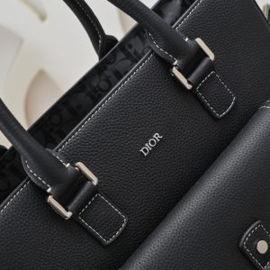 Replica Dior Saddle Shopping Tote Black 5 Replica Dior Saddle Shopping Tote Black - authentic-look luxury purse replica
