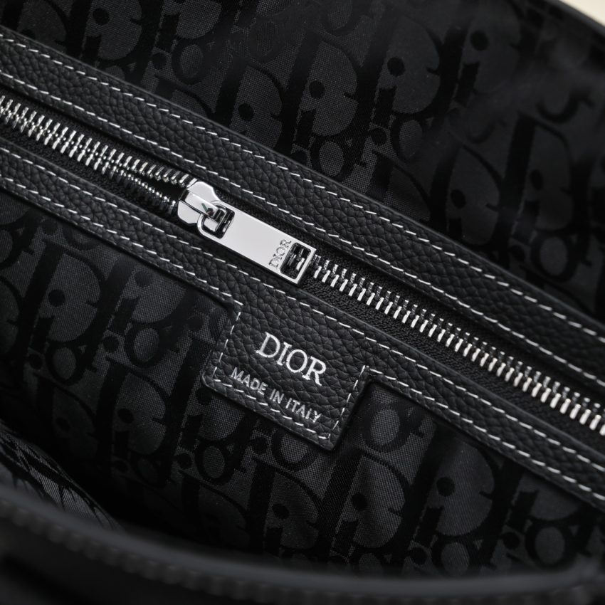 Replica Dior Saddle Shopping Tote Black 9 Replica Dior Saddle Shopping Tote Black - premium-grade designer purse dupe