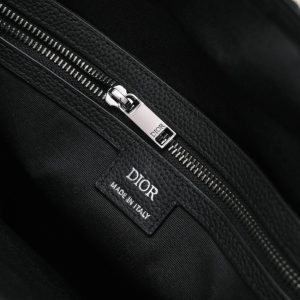Replica Dior Saddle Shopping Tote Oblique Black 2 Replica Dior Saddle Shopping Tote Oblique Black - 1:1 designer replica handbag