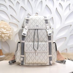 Replica DIOR Hit The Road Backpack White Diamond 1 Replica DIOR Hit The Road Backpack White Diamond - 1:1 designer replica handbag