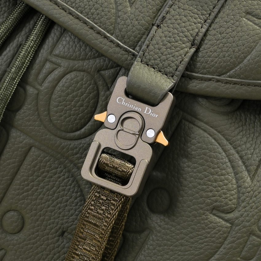 Replica DIOR Hit the Road Backpack with Flap Khaki 5 Replica DIOR Hit the Road Backpack with Flap Khaki - realistic designer-inspired fake bag
