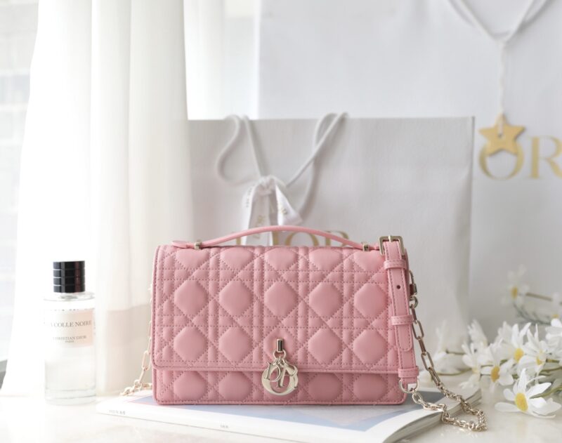 Replica My Dior Top Handle Bag Pink - premium 1:1 fake handbag model