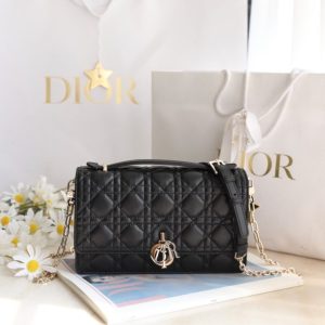 Replica My Dior Top Handle Bag Black 1 Replica My Dior Top Handle Bag Black - high-quality designer bag clone