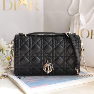 Replica My Dior Top Handle Bag Black 2 Replica My Dior Top Handle Bag Black - premium-grade designer purse dupe
