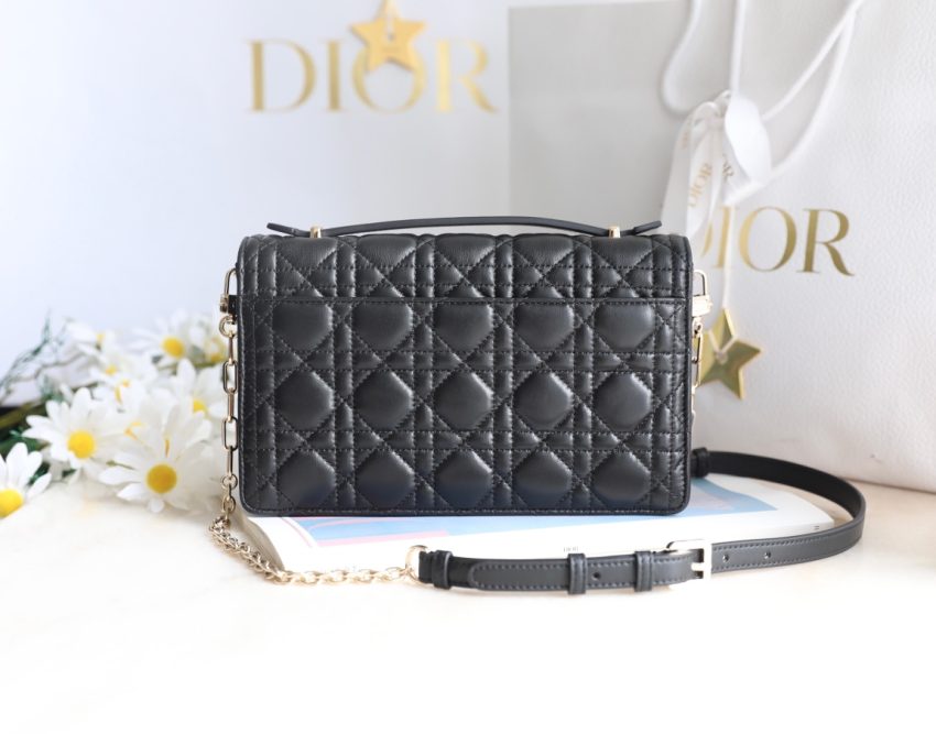 Replica My Dior Top Handle Bag Black 3 Replica My Dior Top Handle Bag Black - high-accuracy replica luxury purse