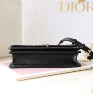 Replica My Dior Top Handle Bag Black Canvas 5 Replica My Dior Top Handle Bag Black Canvas - high-end fake designer purse