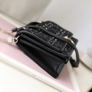 Replica My Dior Top Handle Bag Black Canvas 6 Replica My Dior Top Handle Bag Black Canvas - high-accuracy replica luxury purse