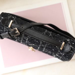 Replica My Dior Top Handle Bag Black Canvas 4 Replica My Dior Top Handle Bag Black Canvas - ultra-realistic fake designer tote