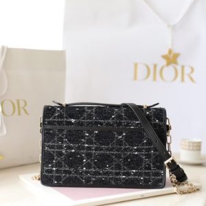 Replica My Dior Top Handle Bag Black Canvas 3 Replica My Dior Top Handle Bag Black Canvas - elite superclone designer purse