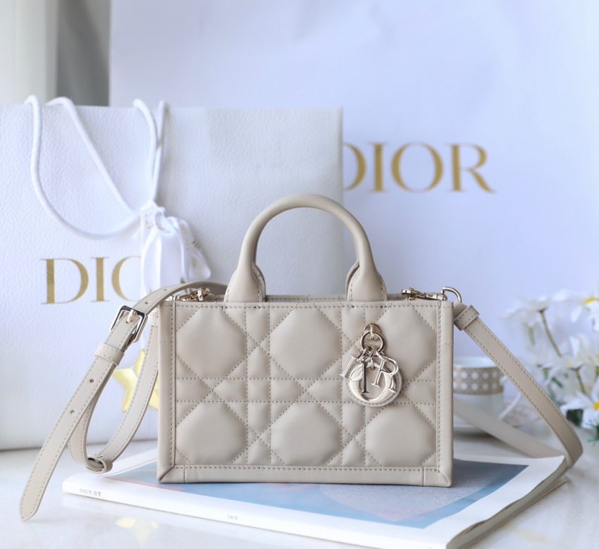 Replica Dior Tote Book Mini Beige 1 Replica Dior Tote Book Mini Beige - high-quality designer bag clone