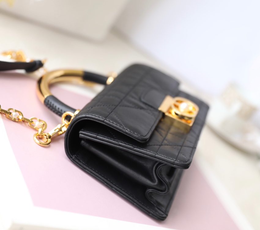 Replica Dior Ange Black 3 Replica Dior Ange Black - authentic-look luxury purse replica