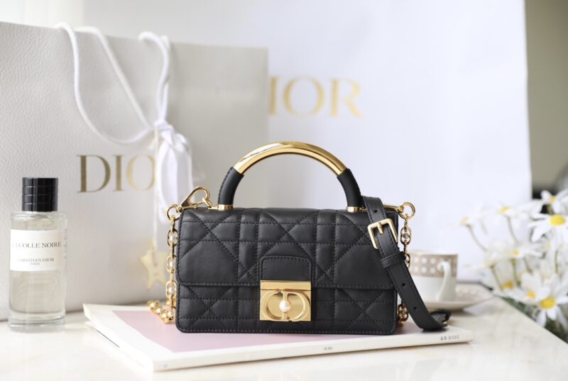 Replica Dior Ange Black 6 Replica Dior Ange Black - premium-grade designer purse dupe
