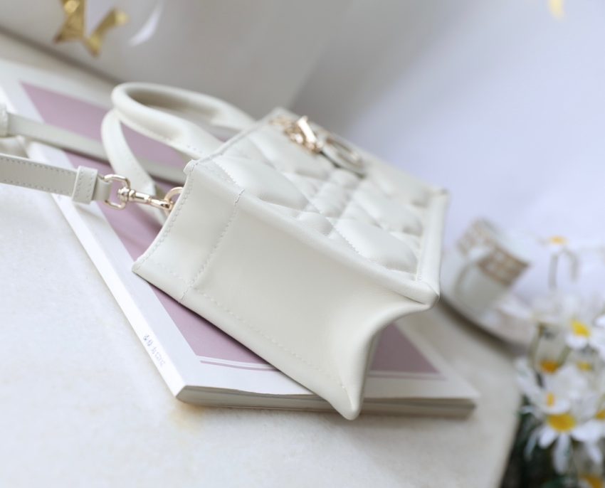 Replica Dior Tote Book Mini White 7 Replica Dior Tote Book Mini White - high-accuracy replica luxury purse