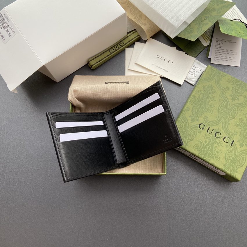 Replica Gucci Interlocking Wallet Black - high-end fake designer purse