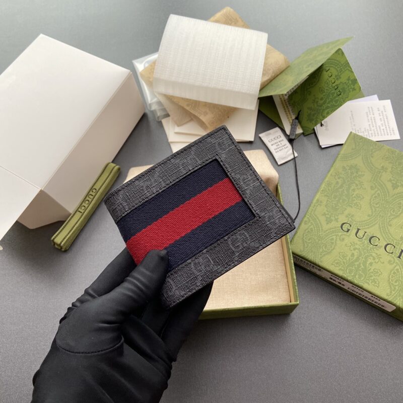 Replica Gucci Double G bifold Wallet Canvas - authentic-look luxury purse replica
