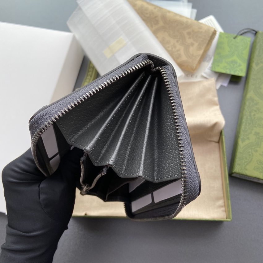 Replica Gucci Ophidia Zipper Wallet Grey 5 Replica Gucci Ophidia Zipper Wallet Grey - high-end fake designer purse