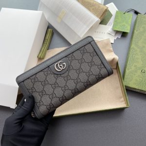 Replica Gucci Ophidia Zipper Wallet Grey 8 Replica Gucci Ophidia Zipper Wallet Grey - high-quality designer bag clone