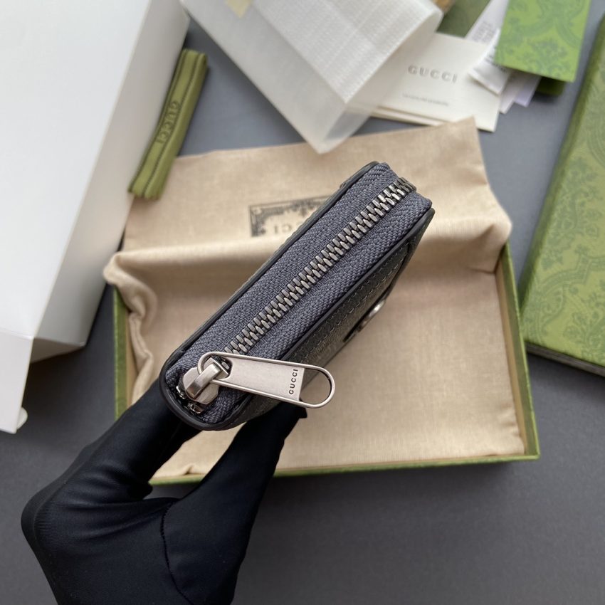 Replica Gucci Ophidia Zipper Wallet Grey 9 Replica Gucci Ophidia Zipper Wallet Grey - premium 1:1 fake handbag model