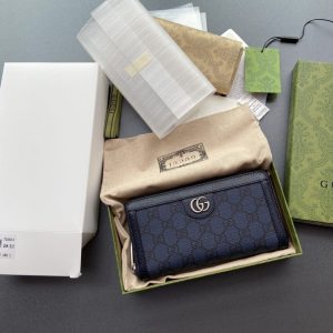 Replica Gucci Ophidia Zipper Wallet Black 2 Replica Gucci Ophidia Zipper Wallet Black - realistic designer-inspired fake bag