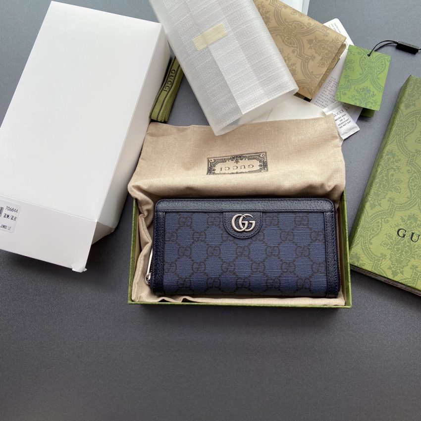 Replica Gucci Ophidia Zipper Wallet Black 1 Replica Gucci Ophidia Zipper Wallet Black - best-selling designer handbag dupe