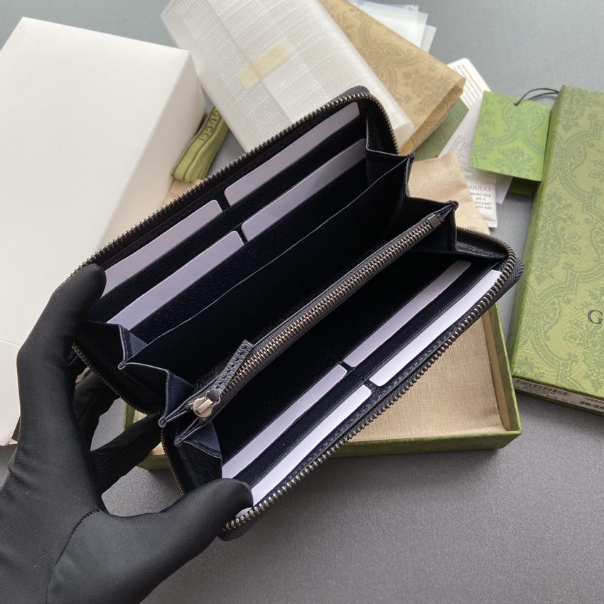 Replica Gucci Ophidia Zipper Wallet Black 8 Replica Gucci Ophidia Zipper Wallet Black - high-quality designer bag clone