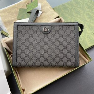 Replica Gucci G Ophidia Clutch Grey 10 Replica Gucci G Ophidia Clutch Grey - high-quality designer bag clone